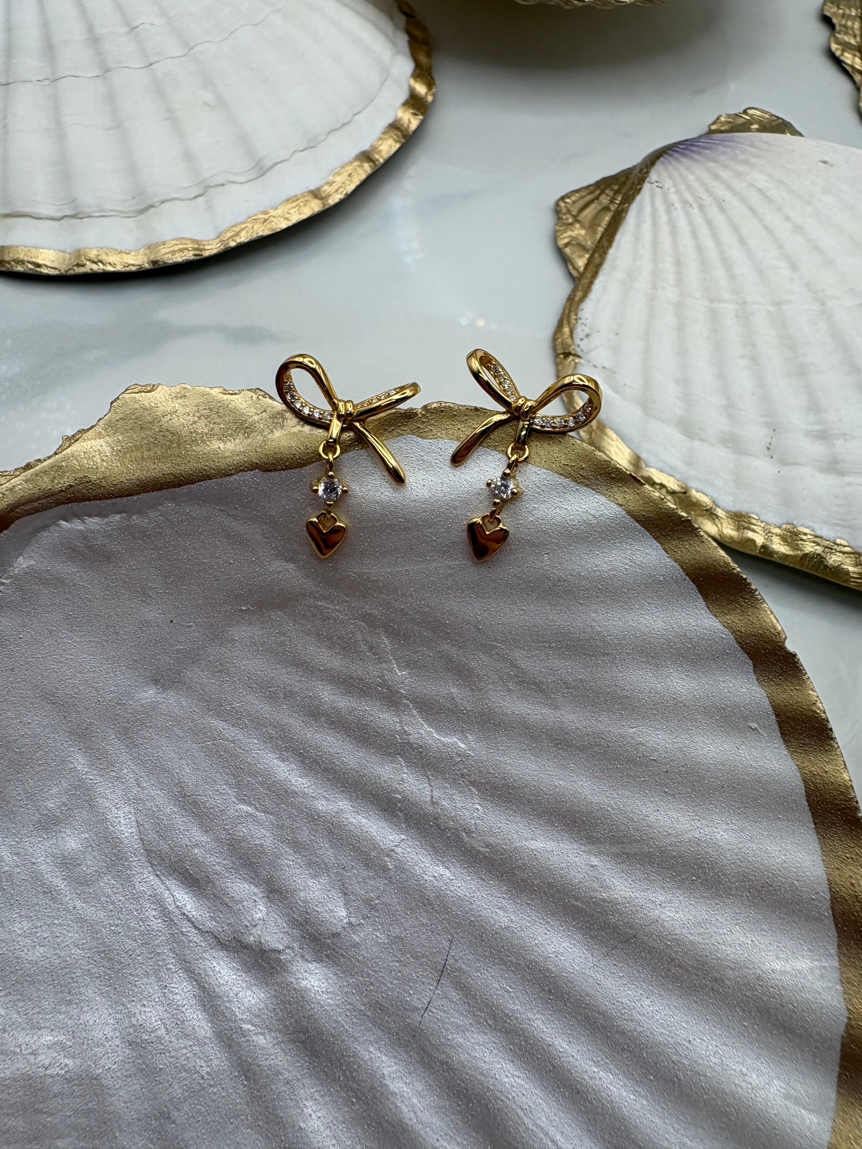 Tied with Love Bow Earrings