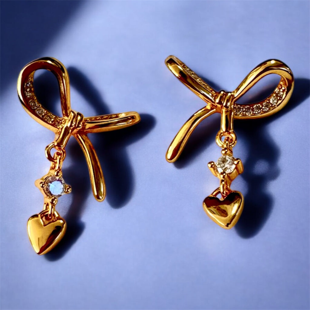 Tied with Love Bow Earrings